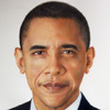 Barack Obama, kleurpotlood, 40 x 60cm